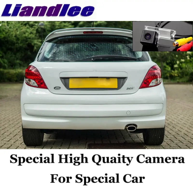 Liandlee парковка Камера для peugeot 207 208 301 307 308 406 407 408 508 607 807 CCD Ночное видение Авто заднего вида резервного копирования Камера