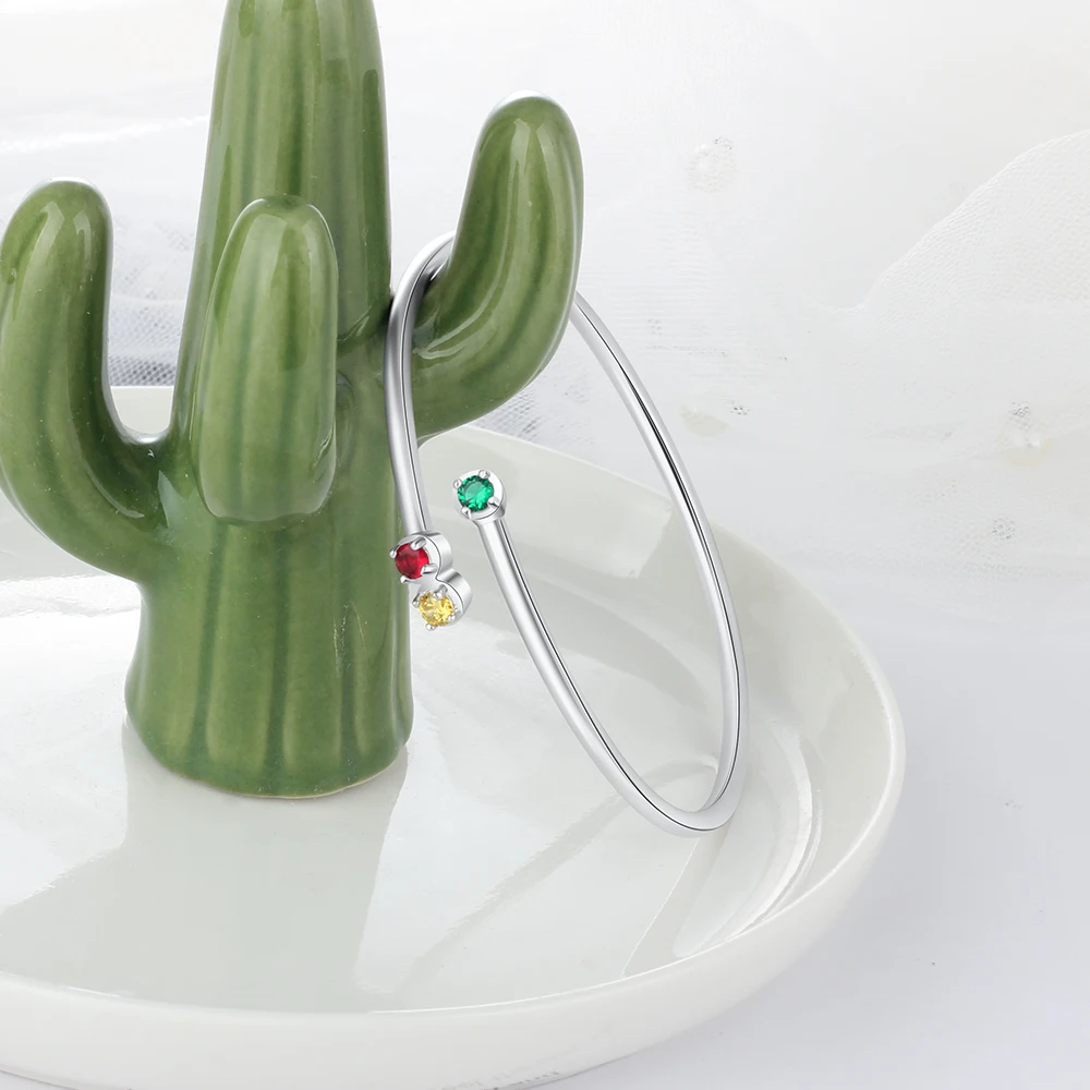 Personalized-3-Birthstone-925-Sterling-Silver-Adjustable-Bracelets-Bangles-for-Women-DIY-Jewelry-Making-Gift-Lam