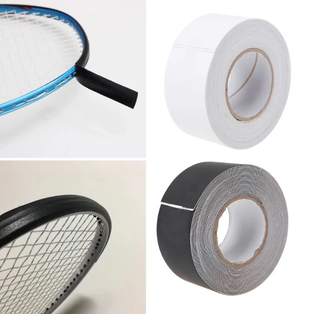 Autocollant de Protection de tête de raquette de Tennis, ruban adhésif de  500cm réduisant l'impact