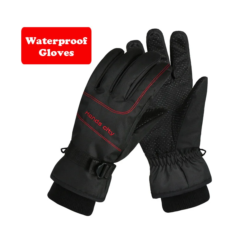 Waterproof skiing gloves 1