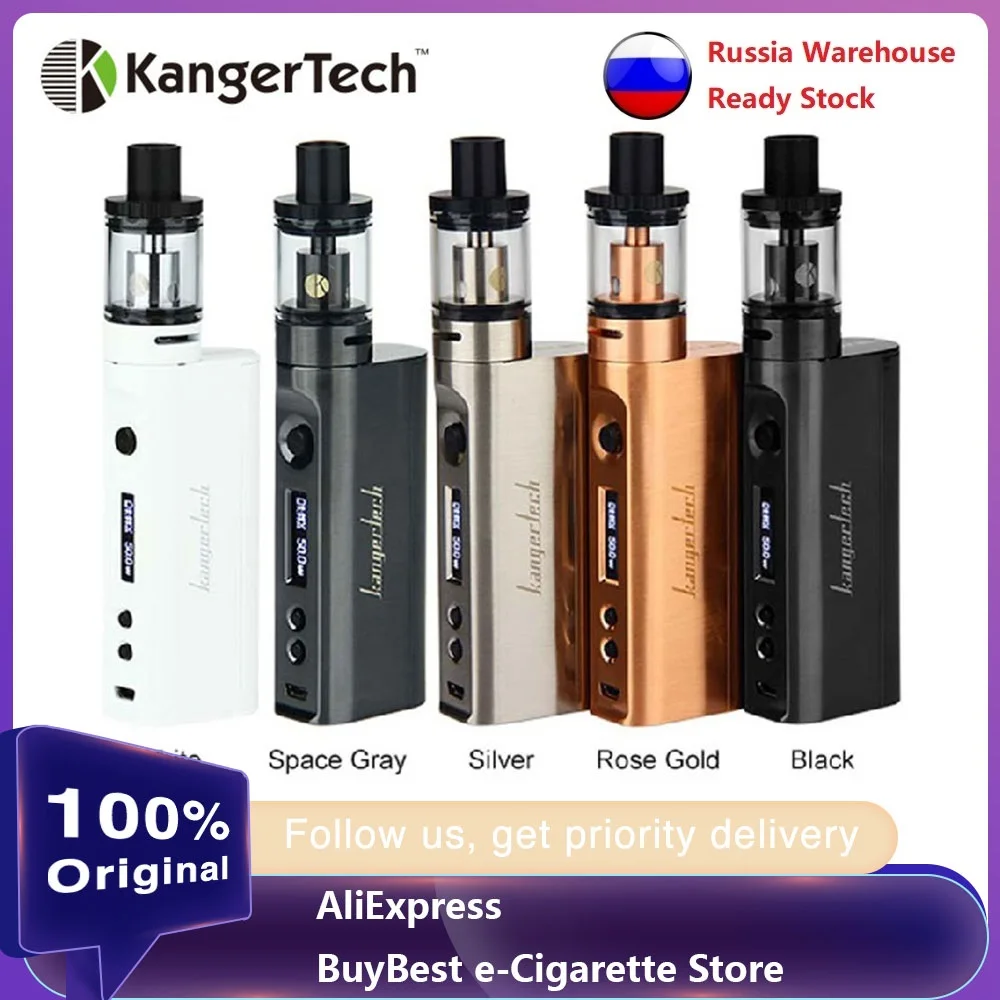 Оригинальный стартовый набор Kangertech Subox Mini-C бокс-мод мощностью 50 Вт атомайзер Protank