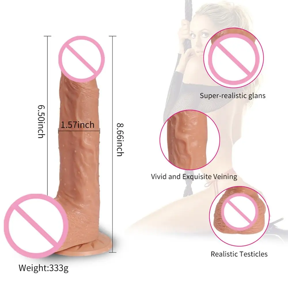 Супер мягкий большой Телескопический фаллоимитатор реалистичный вибратор пенис