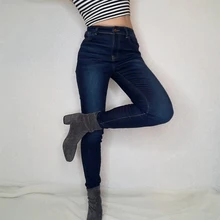 Джинсы для женщин с высокой талией брюки для женщин Большие размеры женские узкие джинсы 5xl деним modis уличная
