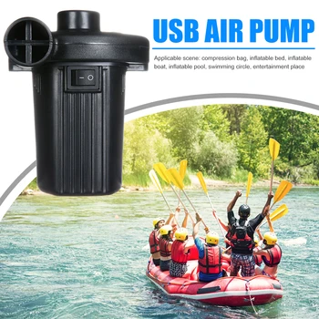 

Car Electric Air Pump Inflator with 3 Air USB Outdoor Kayak Airbed Nozzle for Family Outdoor Swimming Accessories