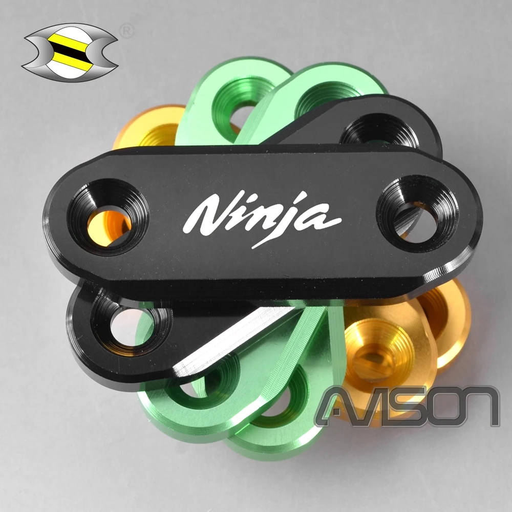 For  Ninja300 400 650 ZX6R Mirror Block Off Plates Upper Fairings Protect Anodized Aluminum Construction 2