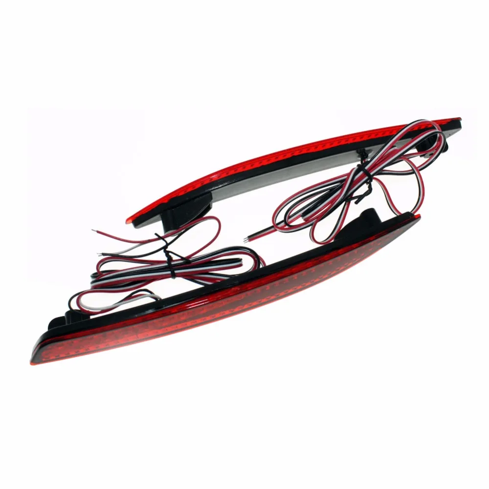 fit for Honda Accord LED Red Rear Bumper Reflector Light Fog Parking Warning Brake Running Reversing Tail Lamp 9th 1 Pair | Автомобили и