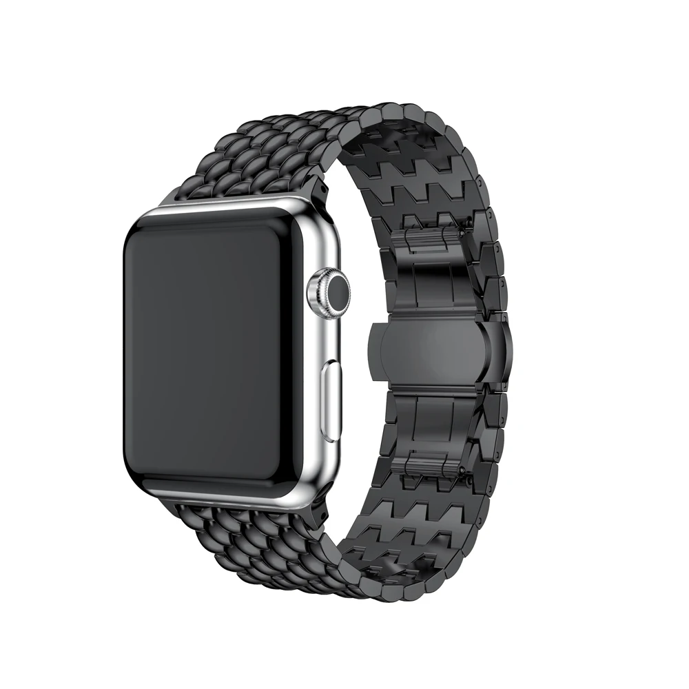 Ремешок из нержавеющей стали для Apple watch series 5 4 3 2 1 band 44 мм 40 мм iWatch 42 мм 38 мм браслет для часов