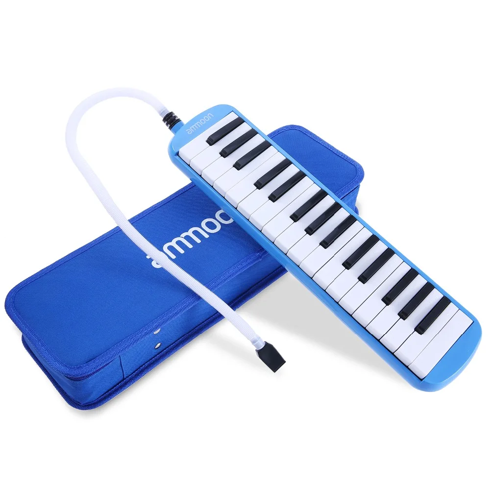 Hot New 32 Keys Melodica Pianica Piano Style Keyboard Harmonica Mouth Organ with Mouthpiece Cleaning Cloth Carry Case |