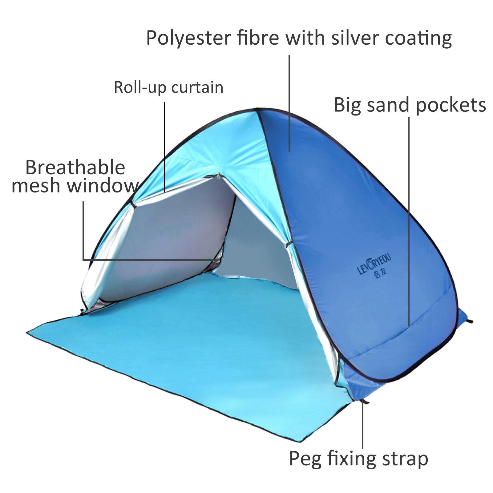 Outdoor Camping Tent Travel Automatic 