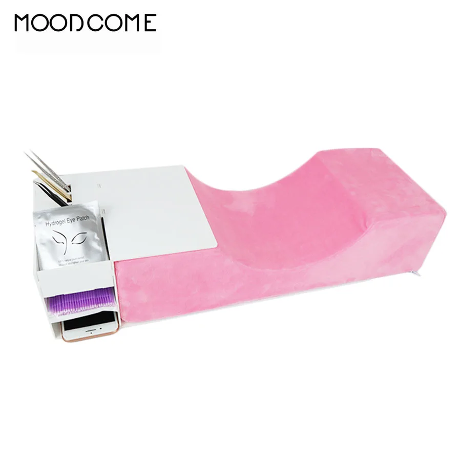 

Flannel and PU Eyelash Extension Beauty Salon Pillow Grafting Lash Extension Supplies Pillow Makeup Tools