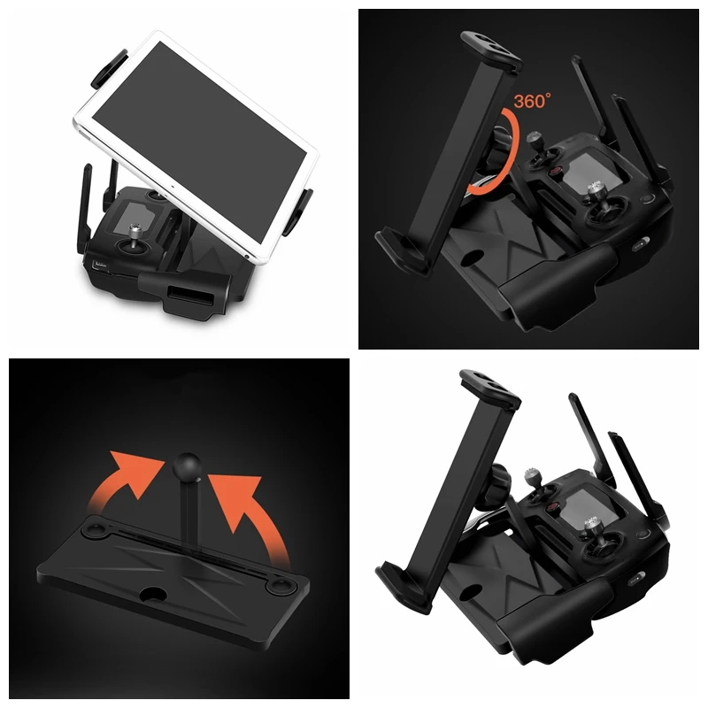 New BCI Remote Control Phone Monitor Extension Holder Bracket Mount Clip Stand CrystalSky For DJI Mavic Mini 2 Pro Zoom Air Spark Drones 