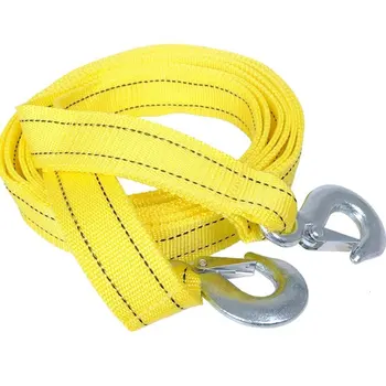 

4m 5 tons tow rope double thick trailer belt for pull car traction rope