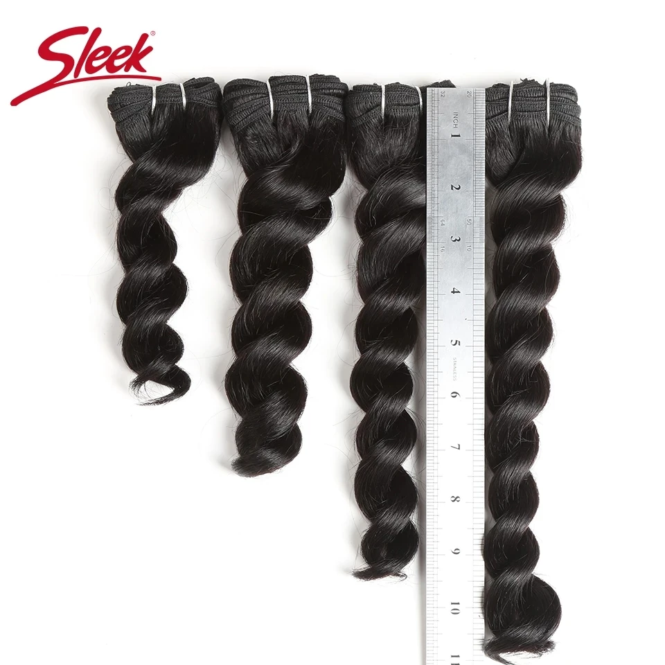 Sleek Brazilian Deep Wave Double Drawn Human Hair Natural Color 160 Grams Bundles Deal Hair Weave Extension 4Pcs