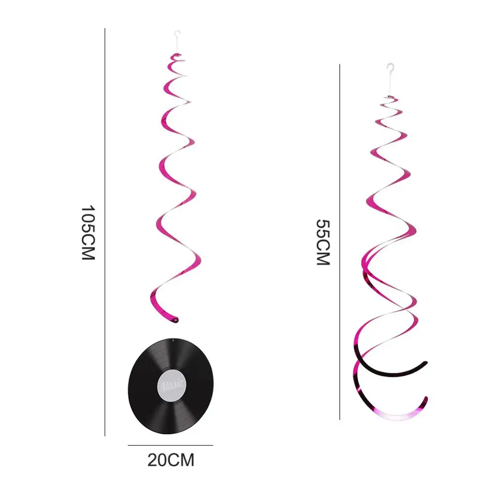 12 шт. запись висит вихрем украшения идеально подходит для празднования дня рождения Baby Shower Свадебные Выпускной Вечерние