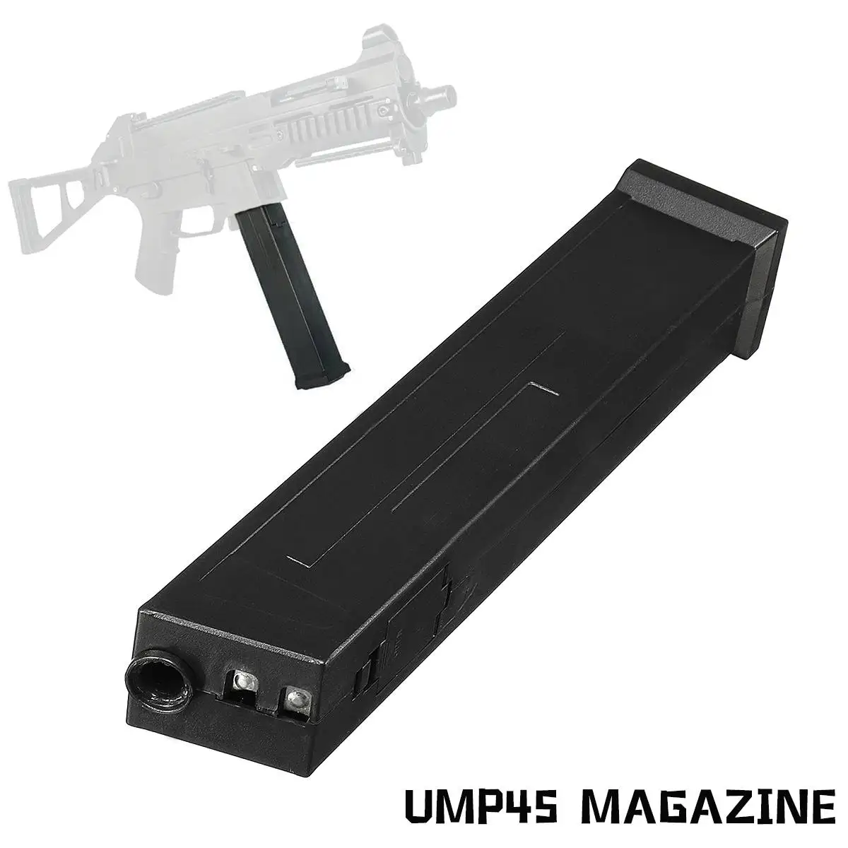 Черный ABS журнал для Jinming Gen 8Th M4A1 UMP45 MP5 SKD G18 HK416 RX617 гелевый шар бластеры игрушечное оружие Сменные аксессуары