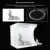 Puluz Photo Light Box 20cm Ring LED Mini Photo Studio Box Photography Lightbox Studio Shooting Tent Box Kit &6 Цветных Фонов