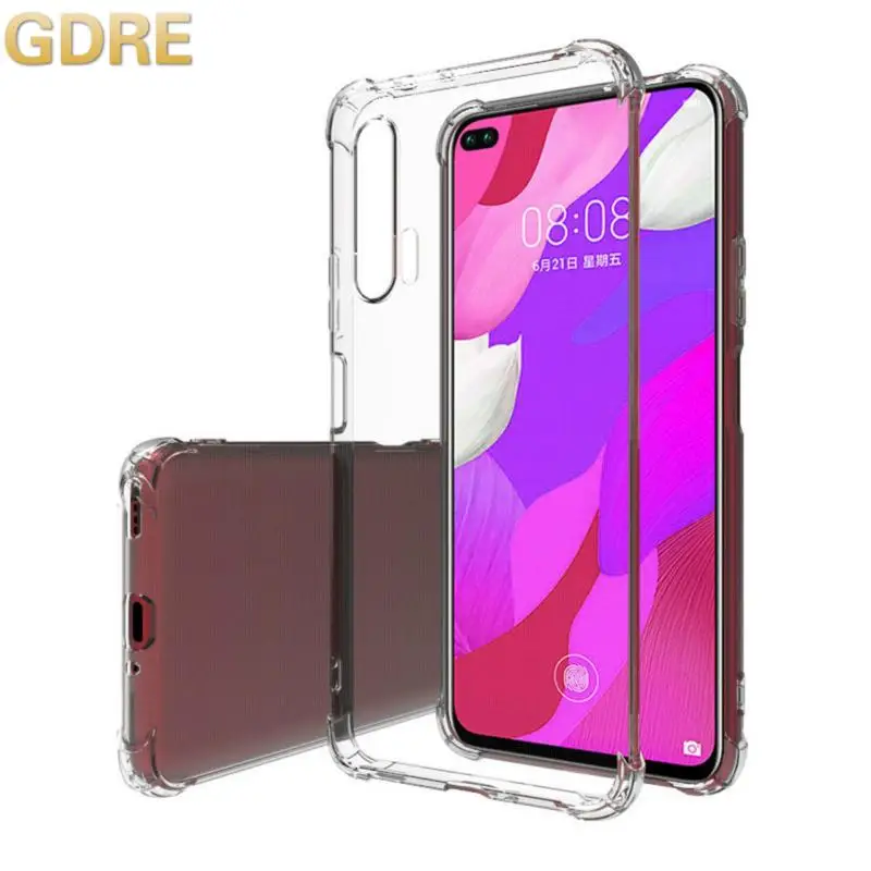 Soft TPU Shockproof Case For Huawei NOVA6 SE Mate 9 P Smart Z P30 P20 Lite 30 Clear on Honor V30 9X 20i 10i |