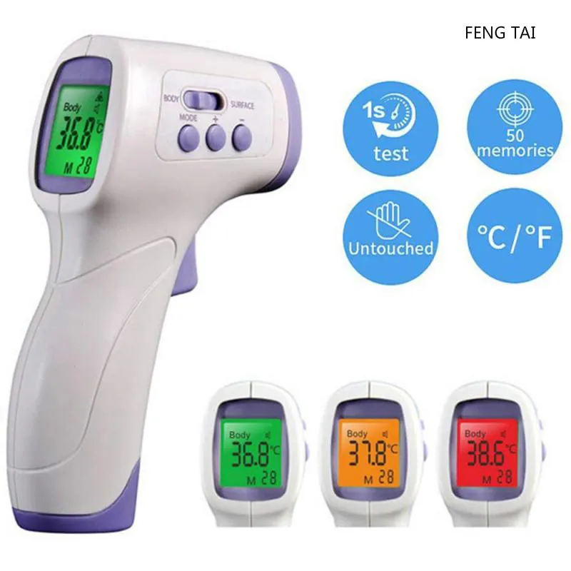 

Forehead Thermometer Ear Infrared Meter for Adult Baby Kid Accurate Fast Temperature Gun Non-Contact Measurement Device Healthy