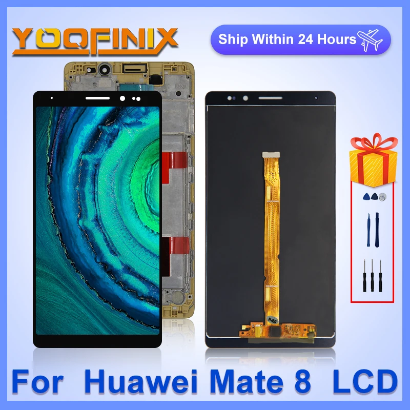 ЖК-дисплей 6 0 дюйма в сборе для Huawei Mate 8 запасные части дисплея NXT-L29 NXT-AL10 |