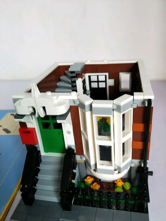 15009, 2082 шт., серия Creator Expert City Street View, Pet Shop, строительные блоки, кирпичи, детские игрушки, рождественский подарок, 10264