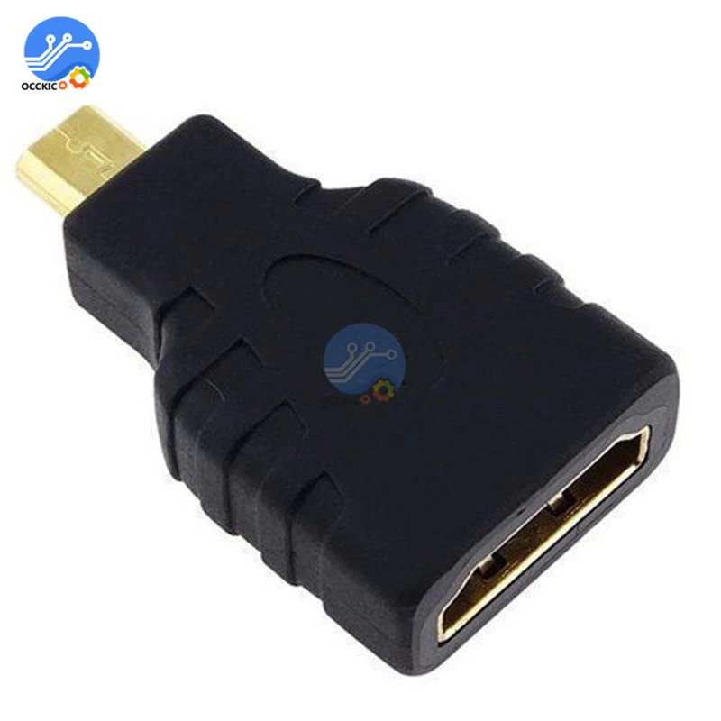 Мини-переходник папа для HDMI-совместимый с Мама стандартный позолоченный