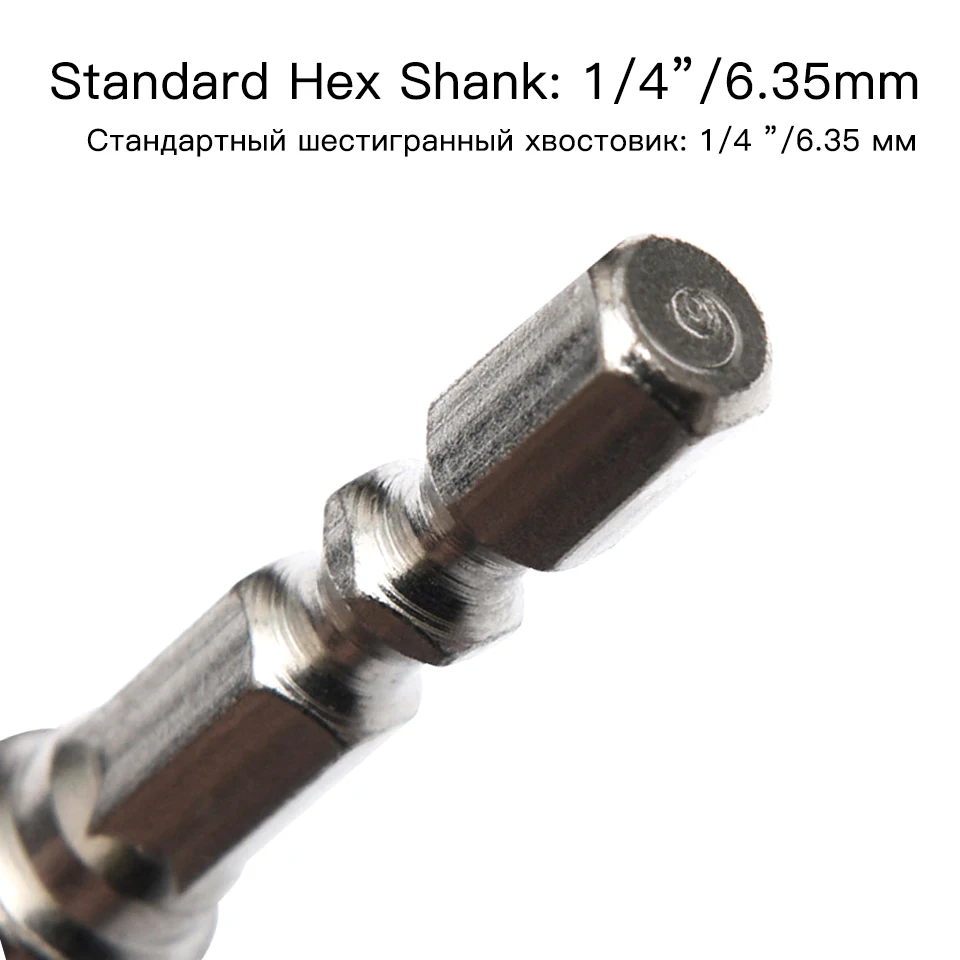 1/4" Impact Socket Adapter 3pc 8pc Hex Socket Adapter Drill Bits Hex To Square Socket Drill Bit Set 1/2" 3/8" 1/4" Lokma Seti