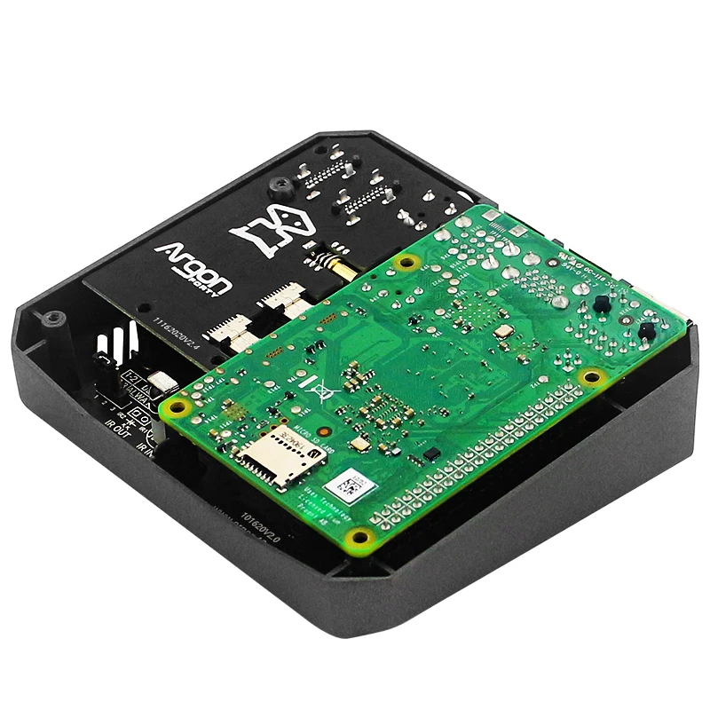 Алюминиевый Чехол для Raspberry Pi 4 аргон ONE V2 чехол с активным пассивным охлаждением