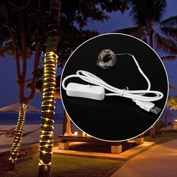 

2M 20 LED USB Adjustable Dimmable Light String Fairy Lights Decoration