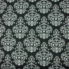 140 см ширина Дамасские цветы черный хлопок ткань для девочек одежда постельные принадлежности набор домашний текстиль занавески наволочки Sewing-BK798