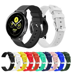 20 мм, силиконовая резина Ремешок для часов samsung Galaxy Watch Active/Galaxy Watch 42 мм сменный Браслет для Amazfit BIP