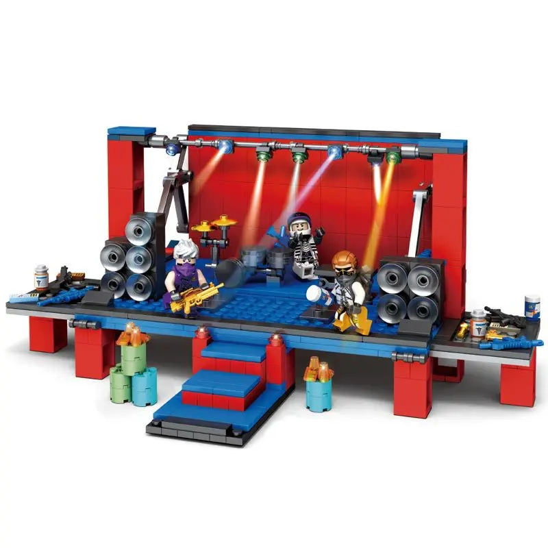 

685pcs Military Building Blocks For Legoingly Army Ww2 City Police Pubg Battlegrounds Soldiers Weapon Gun Bricks Toys For Boys