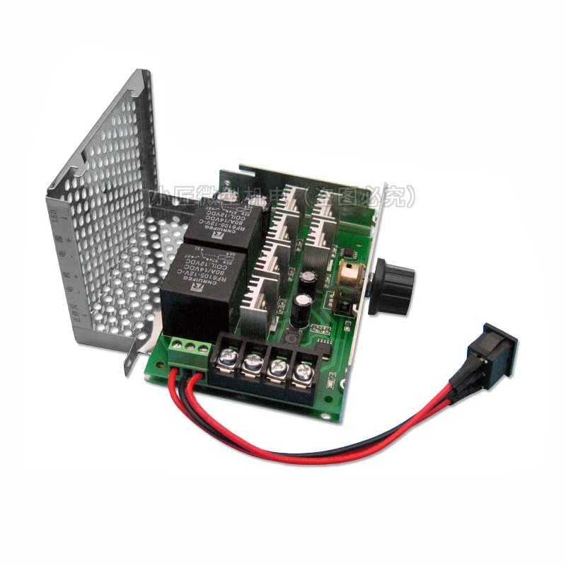 PWM двигатель постоянного тока бесступенчатый регулятор 12v24v48v40a передача вперед и назад с переключателем контроля скорости