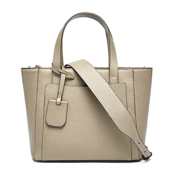 

High Quality Shoulder Bag Women Soft Genuine Leather Handbag Shopping Tote Fashion Ladies Handbag 2020