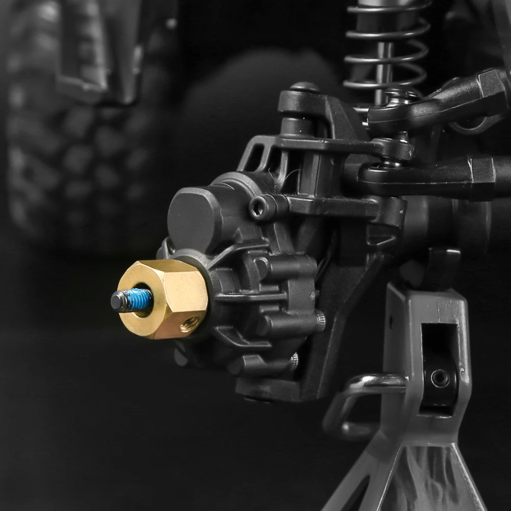 MEREPACCOR 6/8/10/12 MM Heavier Brass 12MM Wheel Hex Extended Adapter for RC Crawler Traxxas TRX4 TRX-4 6 MEREPACCOR 6/8/10/12 MM Heavier Brass 12MM Wheel Hex Extended Adapter for RC Crawler Traxxas TRX4 TRX-4 6