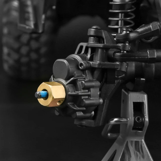 MEREPACCOR 6/8/10/12 MM Heavier Brass 12MM Wheel Hex Extended Adapter for RC Crawler Traxxas TRX4 TRX-4 6