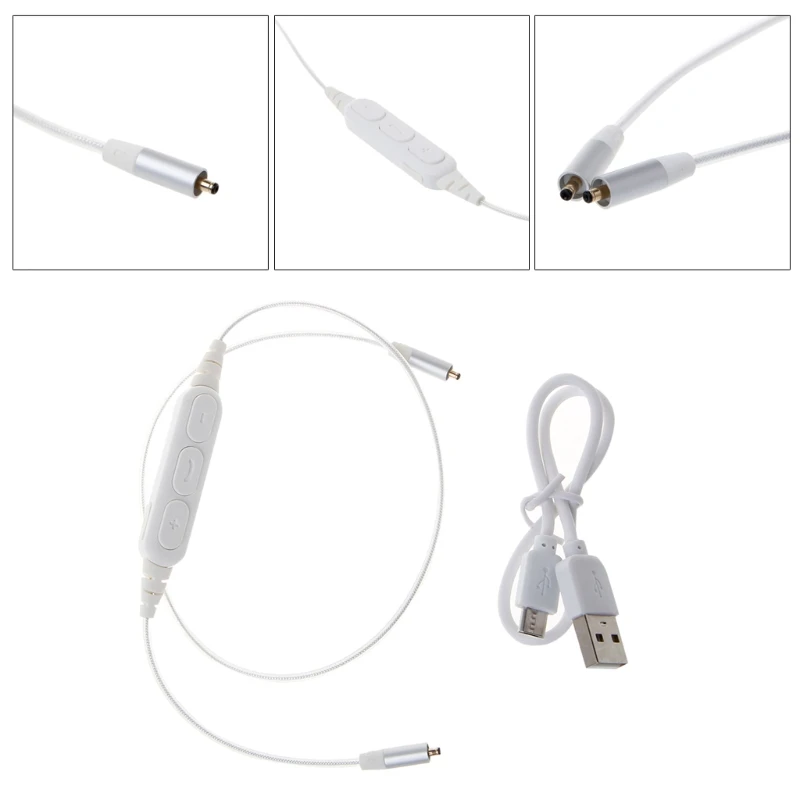 Upgraded Replacement Bluetooth Earphone Cable Headphone With Mic For VJJB N1 746D