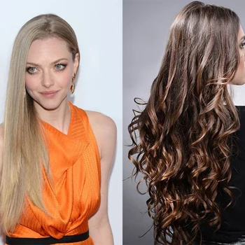 

DIANQI long high temperature fish line synthetic flip in hair extension invisible line Secret hair for woman halo extensions