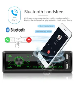 

M10 Single 1 DIN Car Stereo MP3 Player In Dash Bluetooth AUX-in FM Radio Receiver Head Unit USB Port For Charging Your Phones