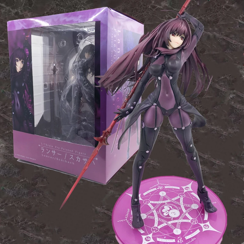 Фигурки героев игры Fate/Stay Night 27 см большой заказ игрушечная фигурка Lancer Scathach Fate