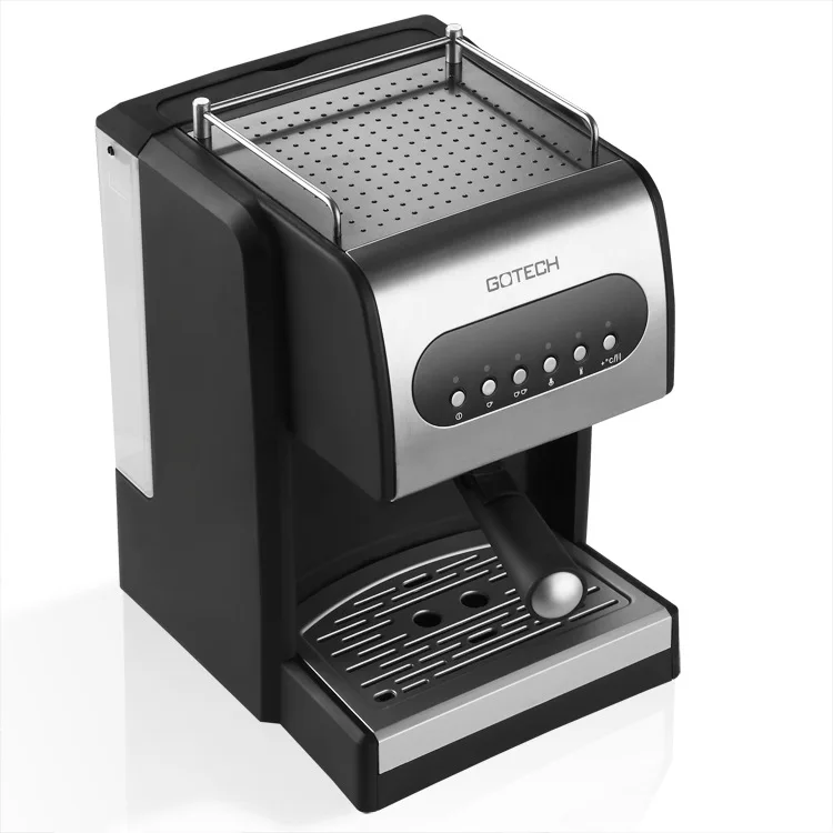

Double-head semi-automatic espresso machine 15bar home manual milk machine stainless espresso maker espresso cups