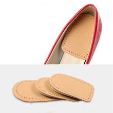 Кожа Крупного Рогатого Скота скрывает эластичный латексный каблук обуви колодки облегчение боли Удобная буферная стелька