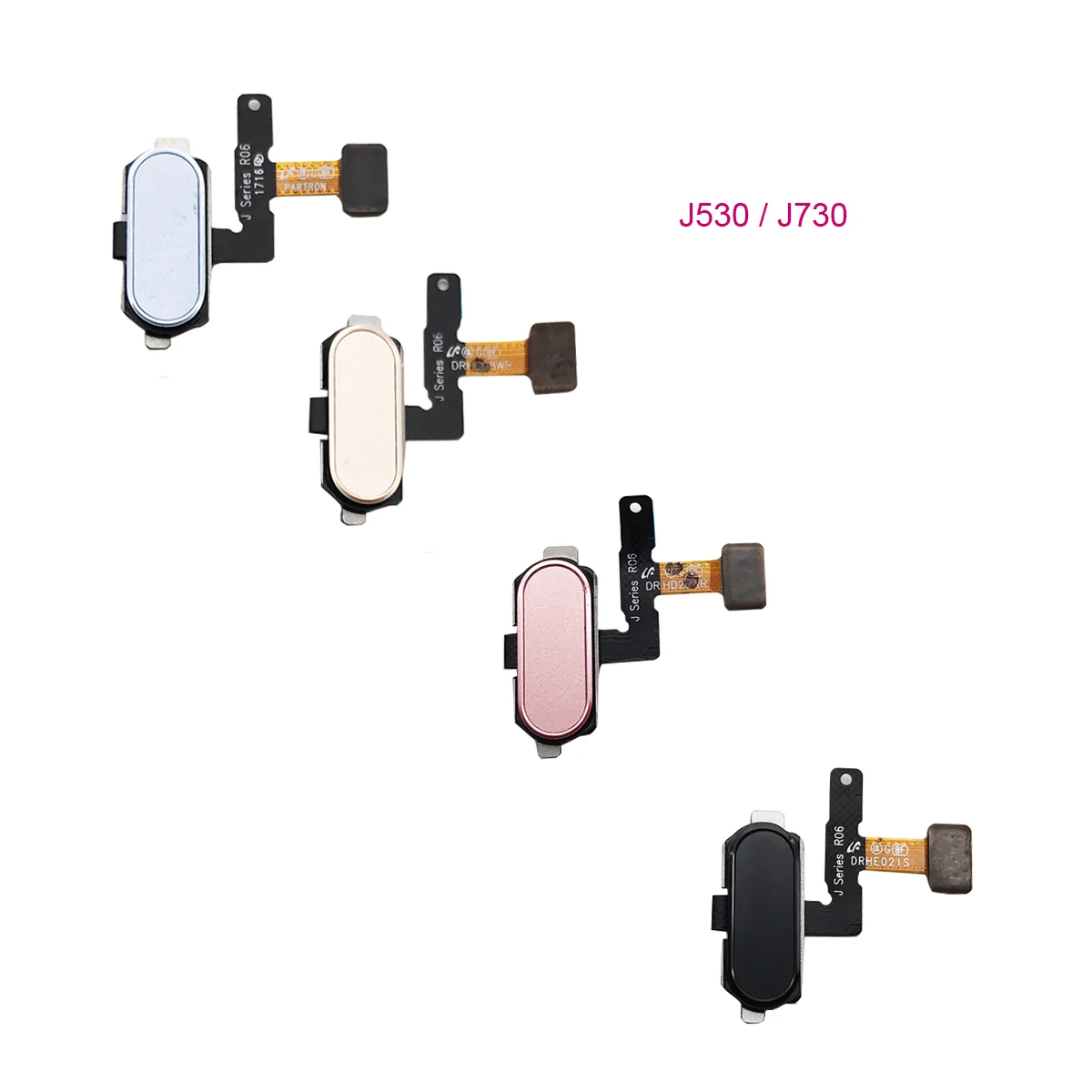 J5 (2017) J530 кнопка для samsung Galaxy J7 J730 сканер отпечатков пальцев Сенсорный датчик