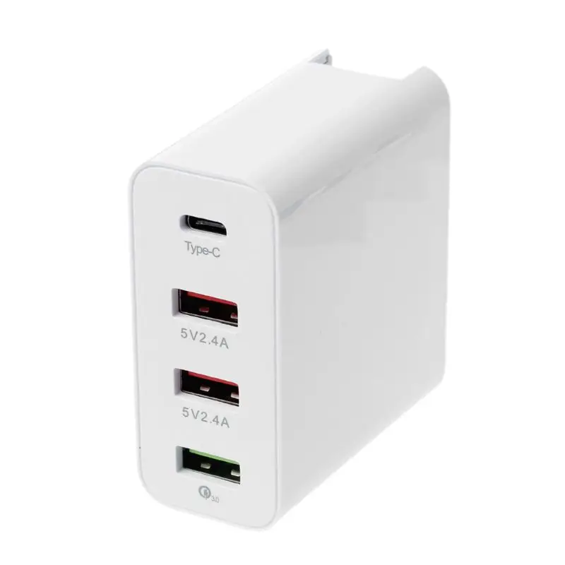 18 Вт Быстрая зарядка 3,0 3x USB QC3.0 быстрое зарядное устройство Тип C настенное зарядное устройство адаптер питания для iPhone samsung Xiaomi huawei мобильный телефон T