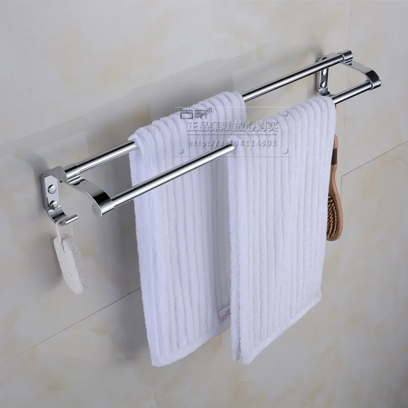 

Ancient European Style Simple Electroplated Stainless Steel Double Layer Towel Bar Toilet Bathroom Hardware Storage Rack Set Pen