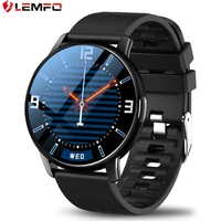 Lemfo Smart Horloge Mannen LF28 IP68 Waterdichte 30 Dagen Standby Hartslagmeter Sport Smartwatch 2020 Voor Android Ios Pk LF26