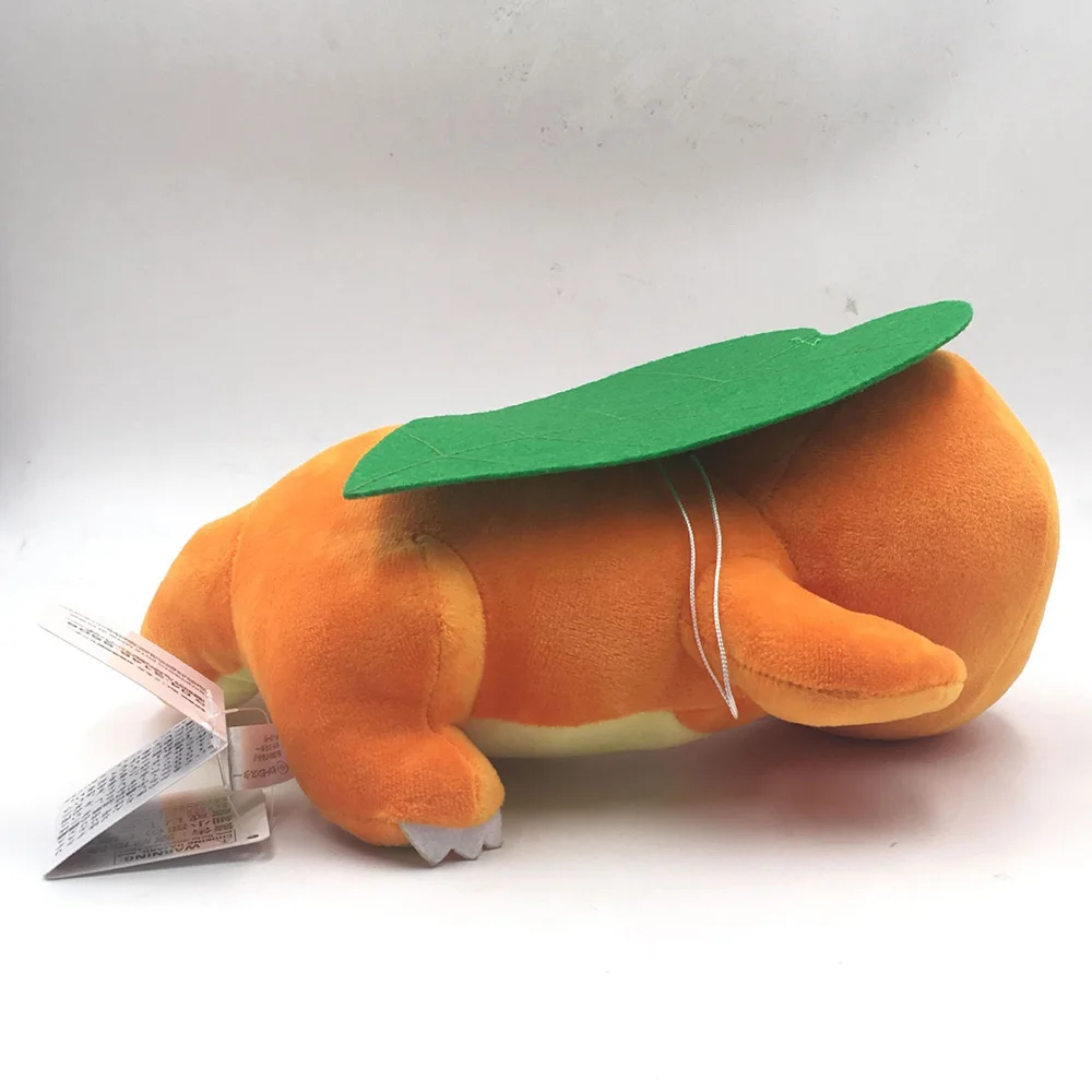 Takara Tomy Doll Plush Pokemon Anime Charmander Crouching Sleeping Stuffed Toy Pocket Monster Christmas Gifts for Children