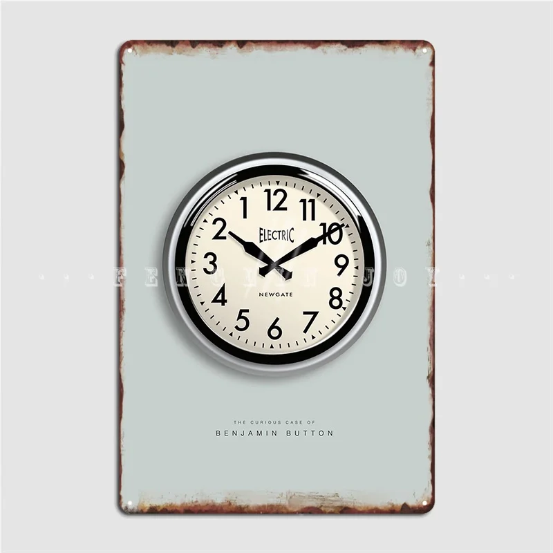 The Curious Benjamin Button Alternative Movie Poster Metal Sign Retro Living Room Wall Decor Cave Tin | Дом и сад