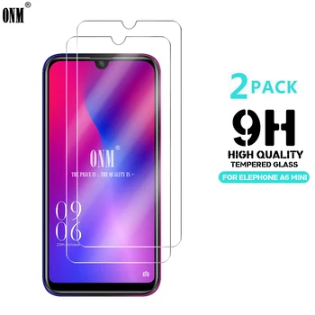 Перейти на Алиэкспресс и купить 2 шт. закаленное стекло для Elephone A6 Mini/A6 Pro Защитное стекло для экрана закаленное стекло для Elephone A6 Мини Защитная пленка