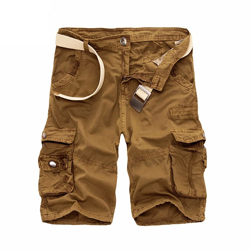 Лето 2019 г. для мужчин камуфляж брюки карго шорты для женщин Хлопок Военная Униформа Мужской платформа для катания брендовая одежда KW495