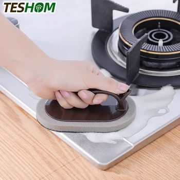 

Magic Brush Kitchen Sponge Brush Melamine Sponge Cleaning Brush Descaling Knife Pan Pot Cleaner Strong Decontamination Brushes